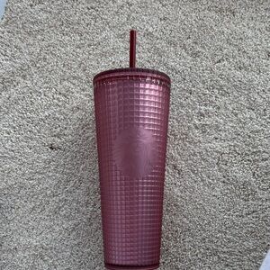 Starbucks Rose Tumbler with Lid and Straw